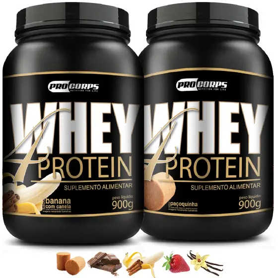 2 whey 4 protein 900g - Procorps