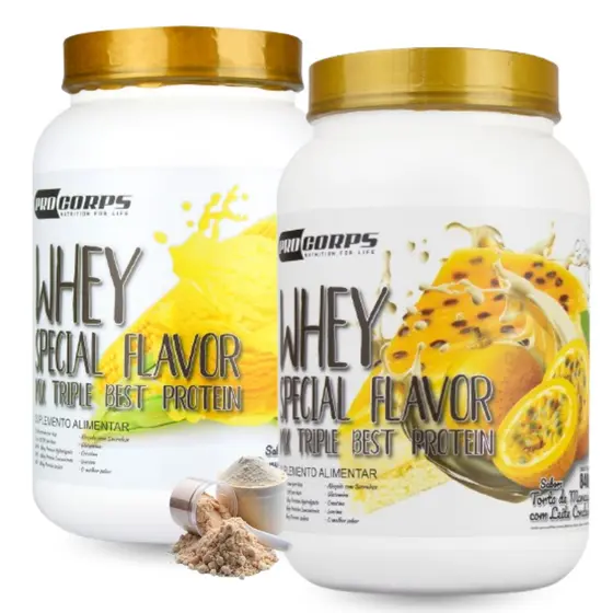 Whey Protein Special Flavor 840g Kit com 2 Unidades – Alta Performance