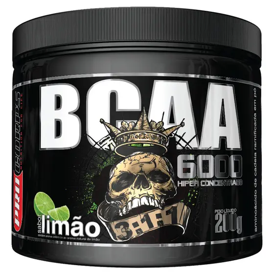 BCAA 3:1:1 Pó - 200g - Aminoácidos Essenciais para Crescimento Muscular e Redução de Fadiga
