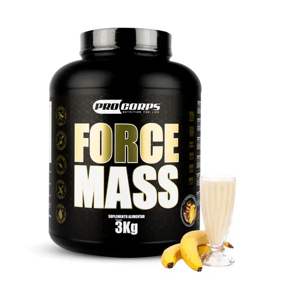 Suplemento Para Ganho De Peso - Force Mass 3kg Pro Corps