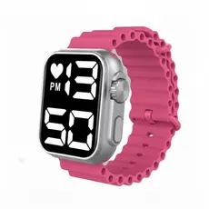 Relógio Digital LED Touch Masculino Como configurar Relógio Digital LED Touch Feminino LED Digital Esportivo