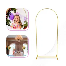 Painel Arco Romano de Ferro 2x1m | Arco Desmontável para Decoração de Festas | Alta Qualidade