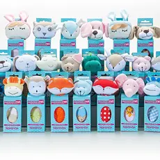 Naninha Anti Alérgico Para Bebê De Bichinho Com Porta Chupeta Vários Modelos De Bichinhos Promoção