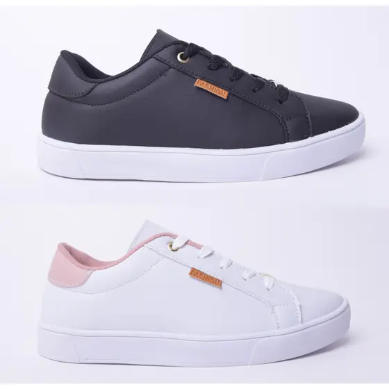 Kit 2 Pares Tênis Casual Feminino Basico Lançamento Moda