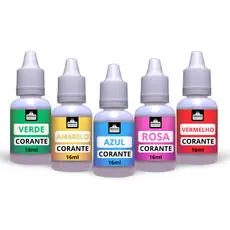 01 a 05 Corante Cosmético à base de Água 16 ML ( NÃO COMESTIVÉL )