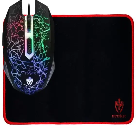 Mouse Gamer Barato C/ Mouse Pad Gamer Speed