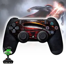 adesivo de controle super  man of steal/ Pele Adesiva Para Controle / adesivo de controle ps4