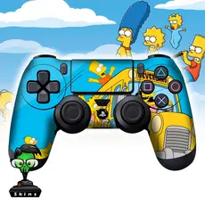 compativel Skin Ps4 Controller  onibus azul/ Pele Adesiva Para Controle  / adesivo de controle ps4