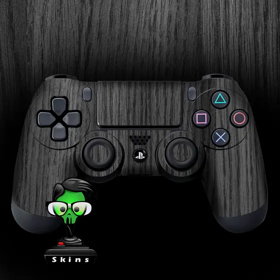 compativel Skin Ps4 adesivo para controle madeira cinza/ Pele Adesiva Para Controle