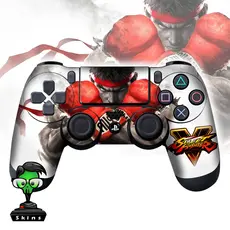 Skin Ps4 Adesivo de controle Street luta luvas vermellha/ Pele Adesiva Para Controle