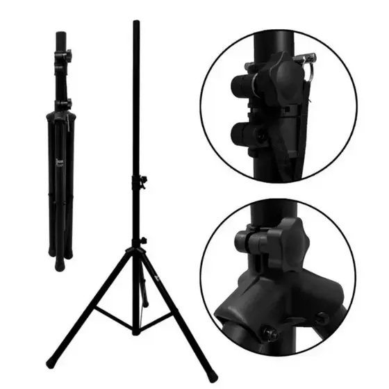 Suporte Para Caixa de Som Retrátil Regulável Roxtone FF-101S 40KG Tripé