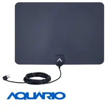 Antena Digital Interna Aquário DTV-250 Slim HDTV UHF/VHF/FM 4K