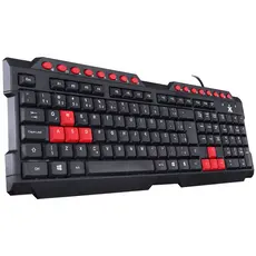 Teclado Gamer VINIK Gaming Dragon V2 Abnt2 1.8m Preto com Vermelho - GT102