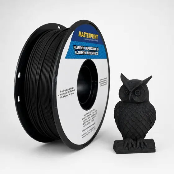 Filamento 3d PLA 1kg 1,75mm Masterprint HYPERSPEED (impressao mais rapida)