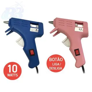 Pistola Cola Quente Pequena 10w Gatte Chave