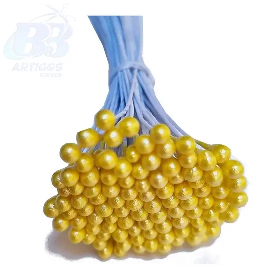 Pistilo Cerejinha Amarelo 50 peças.