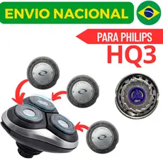 Laminas de reposição HQ56 para barbeadores HQ3 HQ55 HQ46 PQ206 HQ912 YQ308 HQ902 HQ905 AT610 AT620