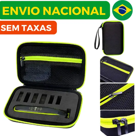 Estojo Case Rigido Para Barbeador Philips OneBlade One Blade em E.V.A de alta qualidade