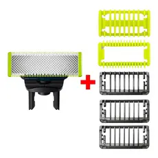 Lamina Refil + 01 Pente P/ Barbeador Oneblade Philips