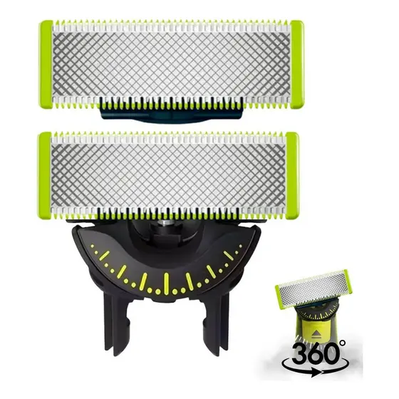02 Laminas Refil 360 P/ Barbeador Philips Oneblade
