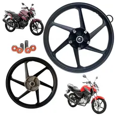 Roda Liga Leve Fezer 150 Factor 125 150 6 Palito Freio Disco