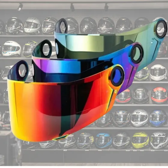 Viseira Antirisco Ls2 Ff358 Ff396 Fw3 Gt Camaleão Espelhada Fume Cristal