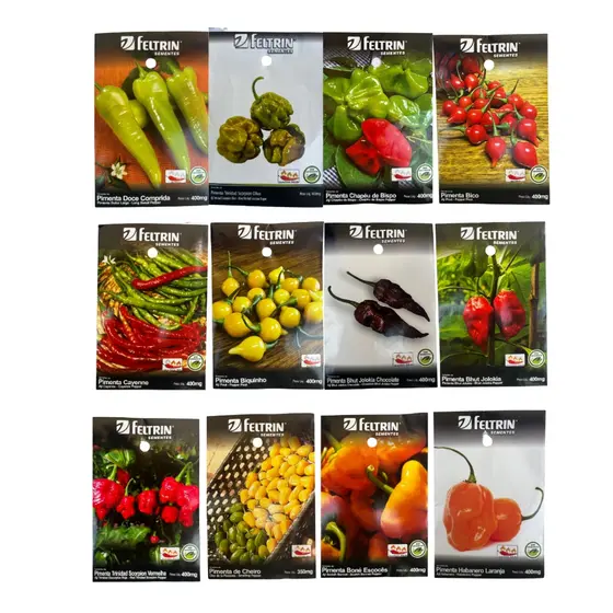 Sementes de Pimenta 19 Variedades Monte sua Horta - Feltrin