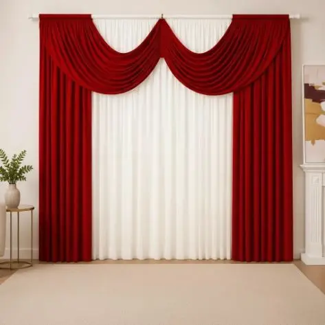 Cortina Paris 2,00x1,70m para Quarto e Sala | Tecido Decorativo | Várias Cores
