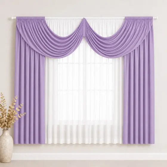 Cortina Paris Para Sala, Quarto, Janela, Escritório, Igrejas e Eventos Cores Variadas 2.00 x 1.70