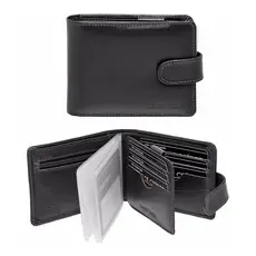 Carteira Masculina Kartmen Couro Legítimo Premium Caixa Presente Edição com Chaveiro
