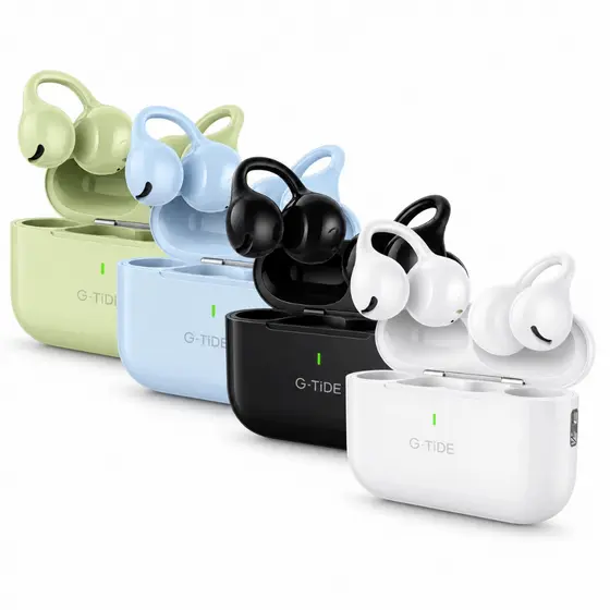 Fone Bluetooth 5.3 G-Tide Clip On Open Ear Sem Fio Touch Premium