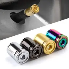 [MAR] 4x Titanium Anti-Roubo Válvula De Pneu De Carro Alumínio Esporte Exterior Auto Air Caps COD
