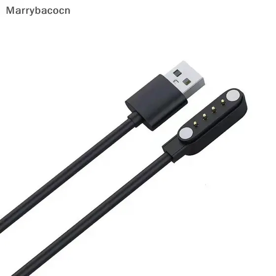 [MAR] Carregador Universal Para Smartwatch Relógio Inteligente Cabo De Carregamento Magnético USB De 2 Pinos E 4 7.62 Mm