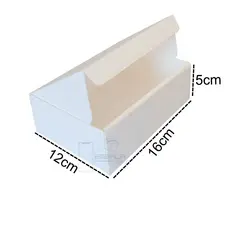 10 Caixas De Papelão 16x12x5 Montável Cor Branco Pac Envios