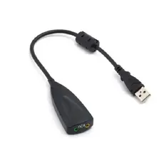 Adaptador Placa De Som Usb 7.1 Áudio Notebook Windows Jogos