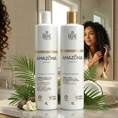 Kit Shampoo e Condicionador Hidratação Profunda Limpeza Suave Maciez Brilho Intenso Cabelos Leves e Alinhados