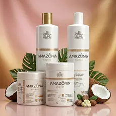 Kit Completo Cuidado Capilar Bela Berê | Shampoo Condicionador Gelatina e Finalizador Hidratação Brilho Definição