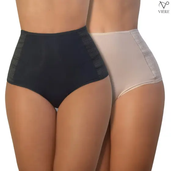 Kit 7 Calcinhas Cinta Modeladora Compressora Culote e Cintura - VIÉRE