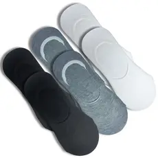 Kit 6 Pares Meia Invisível Masculina Respirável