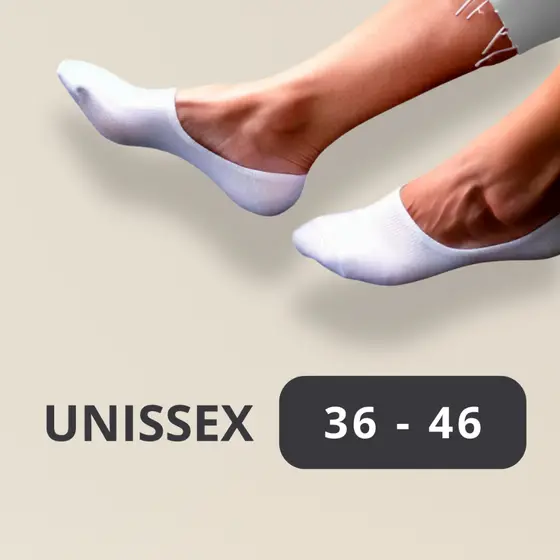 Kit 3 Pares Meia Invisível Unissex Soquete Curta