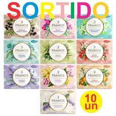 Kit Sortido Francis Com 10 Sabonetes em Barra 90g
