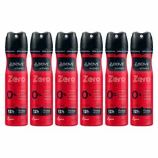 6X Desodorante Aerosol Above Women Feel Free Zero Alumínio 150ml