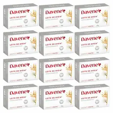 Kit 12 Sabonetes Vegetal Leite de Aveia Davene Hipo Alergênico 90g