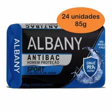 Kit 24 Sabonetes Albany Sport Controle De Odor 85g