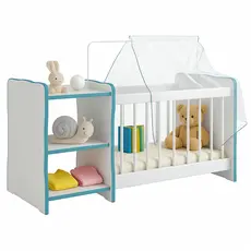 Berço para Boneca Infantil Cômodas com Véu Comodas Reborn | Envio Imediato | Pronta entrega