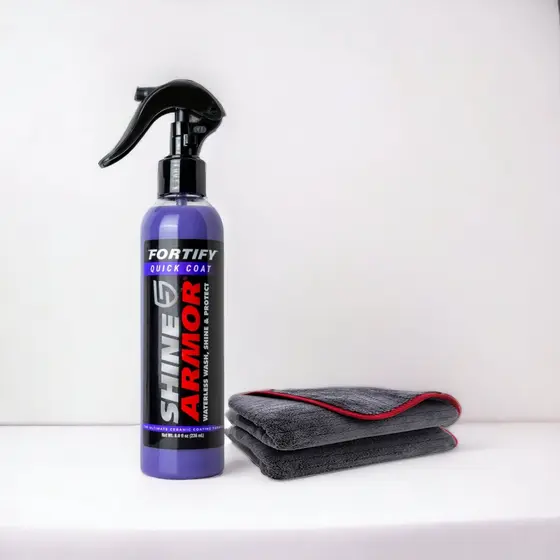 Kit Fortify Shine Armor, Importado Dos Eua, Lava, Encera E Sela A Pintura Do Carro Sem Agua