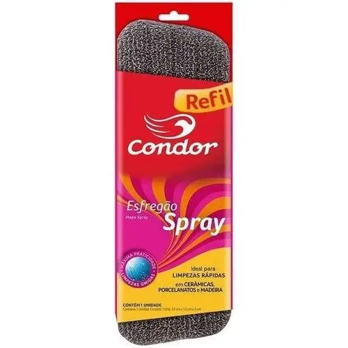 Refil P/ Vassoura Mop Spray Esfregão Condor Limpa Chão Casa