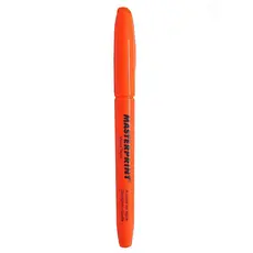 Caneta Marca Texto Laranja com Ponta Chanfrada Masterprint MP612 Pincel MP 612