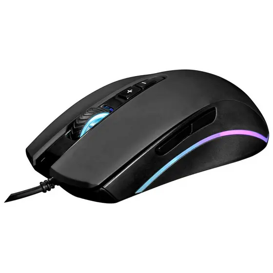 Mouse Gamer 7 Botões LED RGB Running 7 modos Design Ergonômico até 6400 DPI Clanm CL-MM046