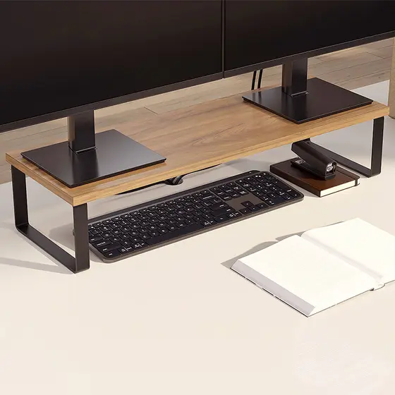 Suporte para Monitor Stand Desk Marrom Reliza 009405